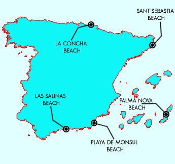 Spain Beaches Spanish Beaches Beaches Of Spain Spanish For